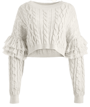 Alice + Olivia Kala Cropped Cable-Knit Sweater