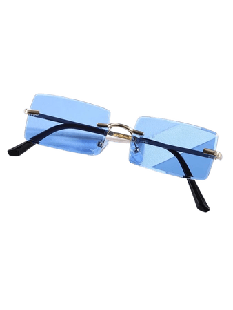 Men Rimless Tinted Lens Fashion Glasses | SHEIN USA