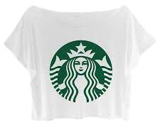 Starbucks t shirt crop top – Recherche Google