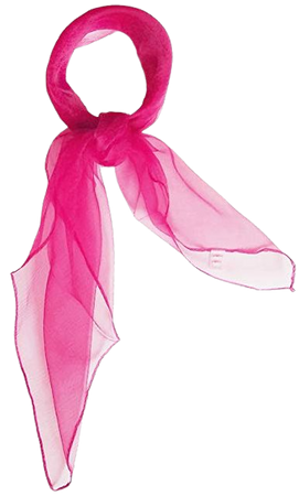 Hot pink '50s scarf