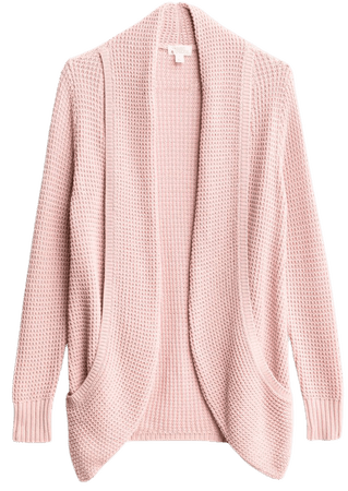 Women's Market & Spruce Tabatha Waffle Knit Cotton Blend Cocoon Cardigan | StitchFix