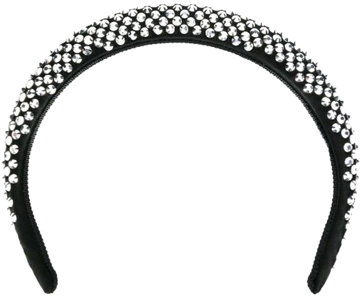 Prada studded embellished headband
