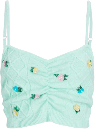 For Love and Lemons Sutton Floral Embroidered Camisole | INTERMIX®
