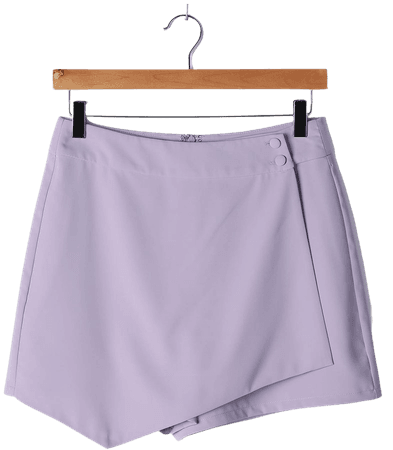 Lilac Skort - Pastel Purple Skort - High Rise Skort - Mini Skort - Lulus