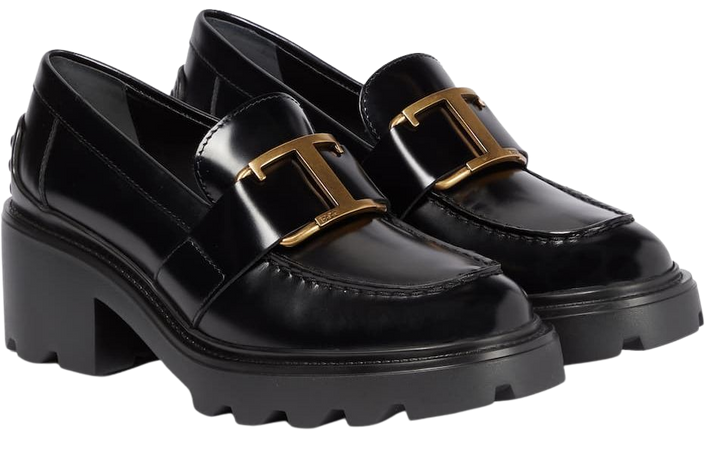Tod's - Leather platform loafers | Mytheresa