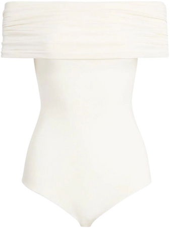KHAITE Brit off-shoulder Bodysuit - Farfetch