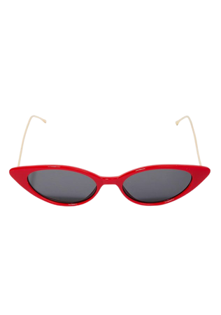 Red Isla Cat Eye Sunglasses | Dolls Kill