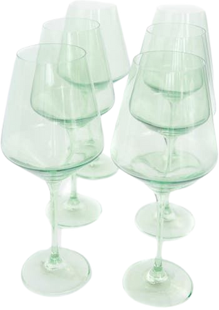 Estelle Colored Glass Set of 6 Stem Wineglasses | Nordstrom