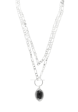 Ouroboros-Moonstone-Multi-Chain-Necklace – Disturbia