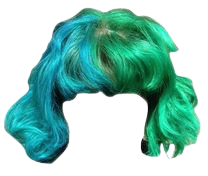 green blue hair