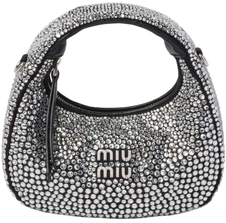 Miu Miu Wander crystal-embellished Shoulder Bag - Farfetch