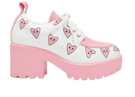 Princess Juice Heart Chunky Shoes