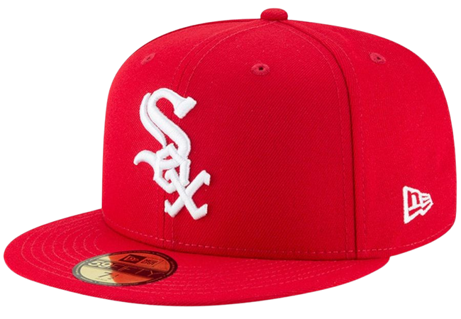 Men's Chicago White Sox New Era Red Fashion Color Basic 59FIFTY Fitted Hat
