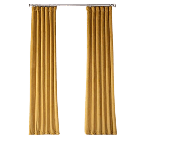 Aztec gold curtains