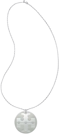 Logo Pendant Necklace: Women's Designer Necklaces | Tory Burch