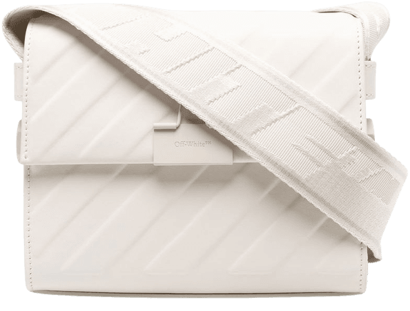 Off-White Clipper Embossed Diag-stripe Crossbody Bag - Farfetch