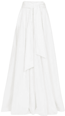Reiss Gigi Cotton Blend Maxi Skirt | REISS USA