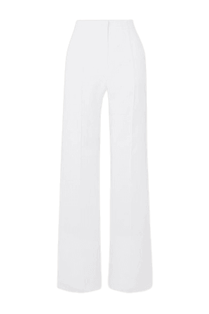 Linen Wide-leg Pants - White