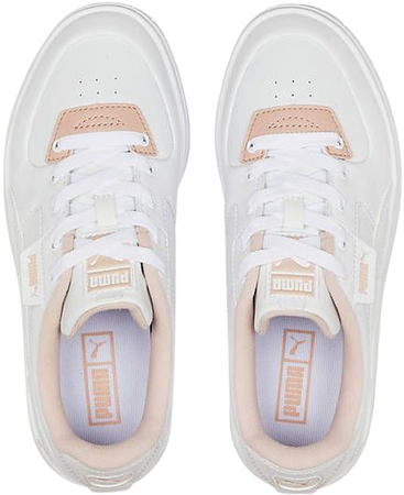 Puma Cali Dream terrycloth sneakers in white/pink | ASOS