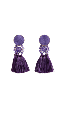Purple earring Grisu’s Closet