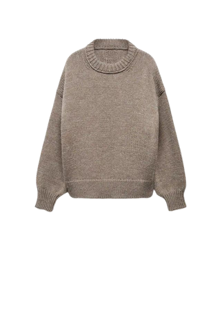 Puffed-sleeved wool sweater - Women | Mango USA