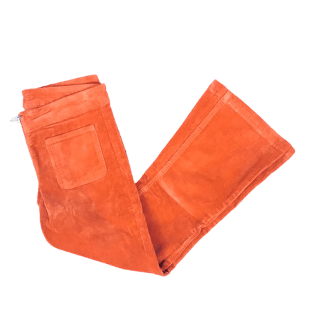 orange corduroy flare pants 🔥 Depop