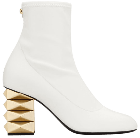 Giuseppe Zanotti White Gold Shoes