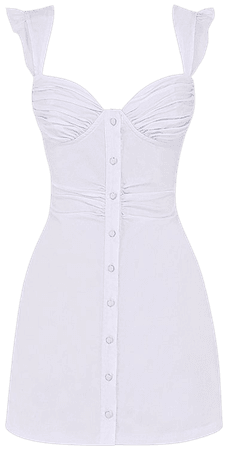 Mistress Rocks 'Girl Crush' White Cap Sleeve Mini Dress