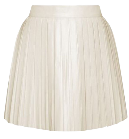 cream PLT skirt