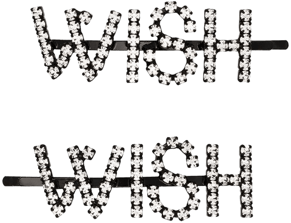 Ashley Williams Wish silver-tone crystal hair pin - FARFETCH