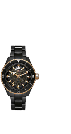 RADO - R32127162 Captain Cook titanium and ceramic automatic watch | Selfridges.com
