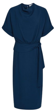 Lola Teal Short Sleeved Midi Dress – REISS