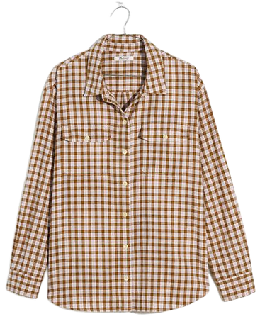Flannel Flap-Pocket Button-Up Shirt in Archdale Plaid