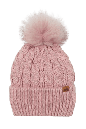 Cable-knit Hat - Dusty rose - Kids | H&M US