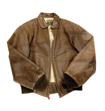 Hein Gericke Vintage 80’s Distressed Bomber Leather Jacket Size Medium EUC | eBay