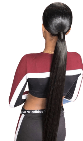 low ponytail