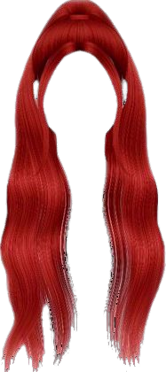 Hair Red High Ponytail 2 (Dei5 edit)