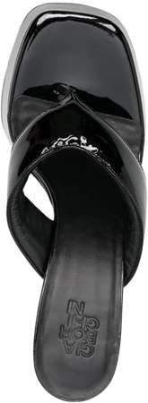 GIABORGHINI 110mm patent-leather Platform Sandals - Farfetch