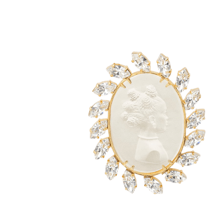 Cameo pendant and brooch - Crystal | FENTY