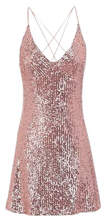 Topshop Sequin Strapy Slip - Short Dress - Women Topshop Short Dresses online on YOOX United States - 15091736SF