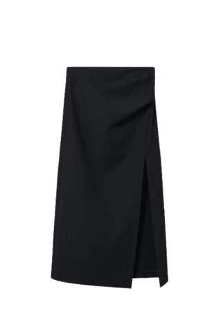 Vent midi skirt - Women | Mango USA