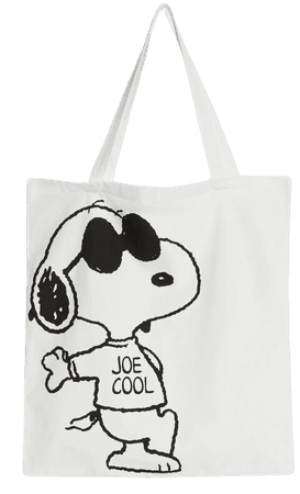 Snoopy tote bag - New - Bershka United States