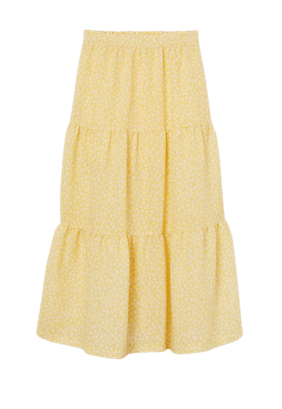 Flared Skirt - Yellow