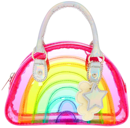 rainbow cloud purse