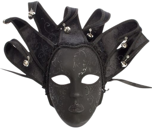 Sabastian Jester Mask - Masquerade Jester Masks