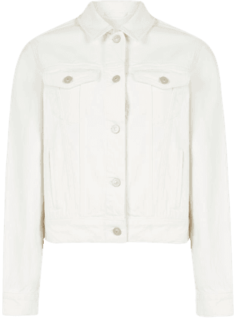 ALLSAINTS US: Womens Hay Denim Jacket (ecru_white)