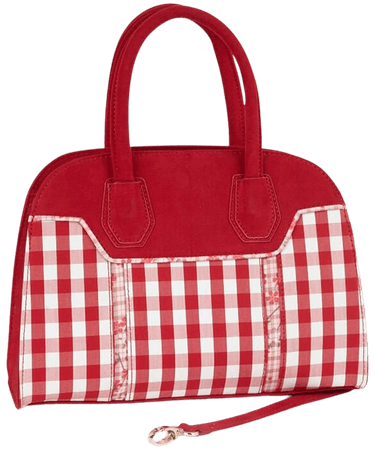 red gingham bag - Google Search
