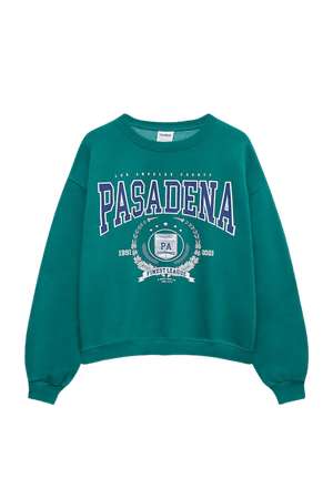 Basic college sweatshirt - pull&bear