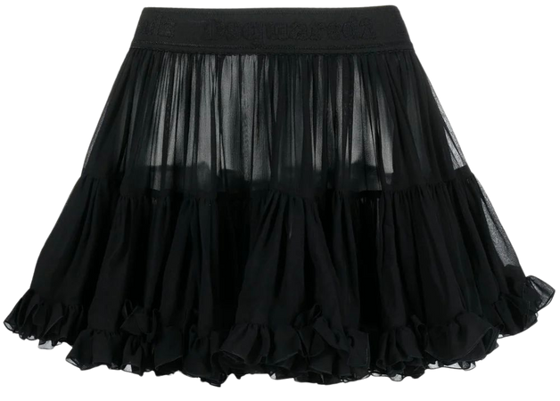 Dsquared2 Ruffled A-line Miniskirt - Farfetch