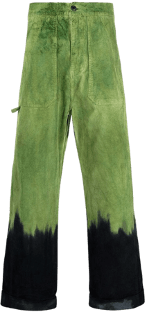 Shop HENRIK VIBSKOV tie-dye print trousers with Express Delivery - FARFETCH
